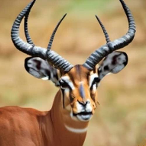 un superbe impala un animal en i